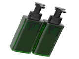 Shower Soap Dispenser 2x380ML Wall Mounted Shampoo and Body Wash Pump Bottle Dispenser for Bathroom V1294-YM0901-3112250034112