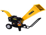 Ducar Petrol 7HP Wood Chipper Shredder Mulcher Grinder - Yellow WCP-Z06-YLBK