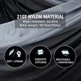 Outdoor Camping Hammock Lightweight 260x140cm Portable Travel Grey V201-W13050217