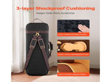 4/4 Full Size Violin Case, Built-in Hygrometer, Lightweight Portable Travel Carrying Bag, with Plush V952-XTQHZFXNLPMXVK7D4001V0