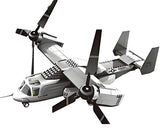 Christmas gift US Osprey Tiltrotor Aircraft Building Blocks Set, 460 Pieces Military Transport Model V1107-BUILDING BLOCK TOYOSPREY