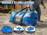 4 Pack Extra Large Moving Bags, Storage Bags with Visible Window, 93L Heavy-Duty Totes For Storage, V1189-LC-AMZ-00259