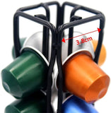 40 Coffee Capsules Holder, Rotating Coffee Pod Holder Stand, Compatible with Nespresso, Elegant V1237-ZY00B07XB5WNPT