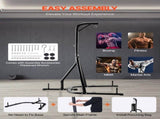 Punching Bag Stand, Steel Heavy Duty Workout Equipment, Boxing Punching Bag Stand, Holds Up to 140 V952-SDZJSDJ69485MF5SZ001V0