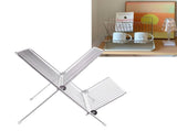 Dish Drainers Foldable X Shape 2 Tier Dish Drying Rack Dinner Plate Bowl Drying Holder Rack for V1294-YM0626-3118220322111
