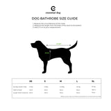 Organic Luxury Bamboo & Cotton Dog Bathrobe V422-BR-G-S