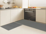 Marlow Kitchen Rug 2PCS Non Slip Anti Fatigue Mat Grey FR2044-PU-GY_NZ