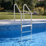 Stainless Steel Pool Ladder 3-Step & 2 Handrails for 1219.2-1371.6 mm Pool V952-DXYCTTBGGBXGDF75YV0