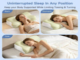 Memory Foam Cervical Pillow, Neck Comfort Support,Ergonomic High-Low Contour Neck Pillow, Supportive V1107-115-95658