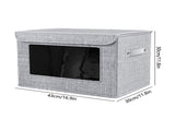 Wzzjkit Clothes Storage Bins, Foldable Storage Bin for Clothes, Clothing Storage Bins with Lid, V1189-LWWAL-20260325-01444