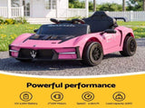 Ride On Car Maserati Licensed MCXtrema Car for Kids 12V Remote Control Pink RCAR-LS-MST99-PK