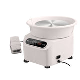 Pottery Wheel, 11 inch Pottery Forming Machine, 450W Electric Wheel for Pottery with Foot Pedal and V952-ZQLPJXS11YC4I5H6PV3