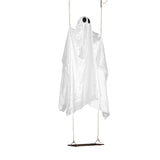 Hanging Swing Ghost Decor Adjustable Spooky Cute Swinging Ghosts Decoration with String Light for V1294-YM0901-3115250070311
