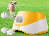 Automatic Dog Tennis Ball Launcher for Indoor & Outdoor Play, Adjustable 3-Speed Thrower with 3 V1341-ZY-L4DW5Y2W-BLUE
