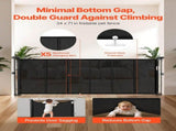 Retractable Mesh Baby Gate, 870 mm Tall, Extends to 1800 mm Wide, Easy-Install Safety Gate for V767-VVR-WZSSMHS71INC4MESX001V0