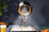 Portable Smoke Purifier Fan Removes Odors Dust Smoke for Cooking and Camping BBQ -BlackGold V1263-JX-7633-1