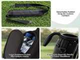 Everfit Golf Stand Bag Lightweight Sunday Pitch And Putt Bag Black GOLF-B-BAG-LIGHT-A-BK