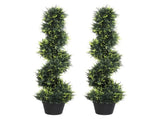Lambu Artificial Spiral Cedar Tree UM1256-2PCS
