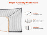 Hockey and Lacrosse Goal Backstop, 12x9 ft Lacrosse Net with Extended Coverage, Quick Easy Setup V952-ZQGQQMTJK1291LY4QV0
