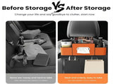 Multifunctional Car Seat Back Storage Box, Car Organizer with 2 Cup Holders, Tissue Box and Hanging V1366-AZ2-W-11464