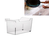Clear Kitchen Organizer Bin Space Saving Multifunctional U Shaped Clear Containers Bin for Pot Lids V1294-YM0901-3118240039211