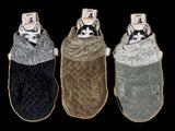 60cm Quilted Dog Jacket Coat Warm Winter Pet Clothes Vest Padded Windbreaker V563-PE093402-ASST