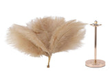 Decorative Table Lamp 30PCS Feathers USB Rechargeable Light Touch Control Desk Light Built in V1294-YM0901-3119230088515
