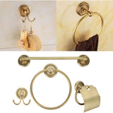 Retro Style Copper Towel Rack Storage Shelf Bathroom Shelf Home Decoration V1237-ZY-715-322