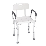 Shower Chair, Shower Seat with Back, Adjustable Height Shower Stool, Shower Chair for Inside Shower V952-LYYFXFLHJPESAQLY8V0