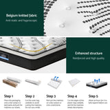Giselle Bedding 32cm Mattress Euro Top Super King MATTRESS-B-0907-SK