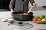 Non-Stick Electric Fry Pan 38cm Diameter, 240C Max - Dark Grey V196-EFP110