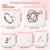 50-Pack Clear Jewelry Storage Bags, Water Resistance, Lightweight and Portable, for Trinket Key V1366-AZ2-W-15148