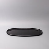 Platter Oval 42.5cm Black Lacquerware Glaze V637-L1972