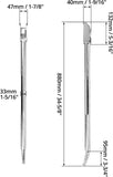 Square Head Carbon-Steel Combination Winch Bar, 2 Pack Non-Slip Handle for Versatility, Trusted V1258-DP02-C-3300