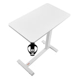 Overbed Table, Mobile Bed Side Table 4 Hidden Wheels, Height Adjustable Rolling Laptop Desk V952-CSZGXDZZCSPBL8D3V001V0