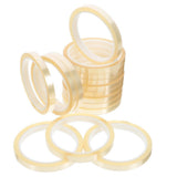 15Pcs Convenient Heat Resistant Tape for Electronic Components and Sealing Machines Light Yellow V1192-AZ-W-22409