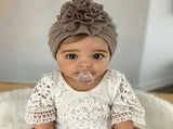 Hats Caps Beanies Headwraps with Big Flower Bow for Baby Girls Infants Toddlers Kids V1192-AZ-W-26046
