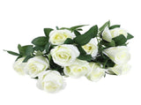 Artificial Roses with Long Stem Simulated Silk Flowers Real Looking Fake Roses Bouquet for V1294-YM0901-3115230060911