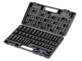 3/8" Impact Socket Set, 48 Piece Socket Set SAE & Metric 8-22mm6 Point Cr-V V952-CJT38SAECRV48ZGF4V0