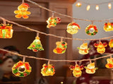 10M 80-LED Christmas Fairy String Lights Santa/Snowman/Wreath Battery-Powered Warm White Decor for V1107-CHRISTMAS FAIRY STRING LIGHTS2