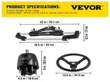 Hydraulic Boat Steering Kit, 300HP Hydraulic Steering Kit Helm Pump, Hydraulic Outboard Steeing Kit V952-YYDJHK6400A-3TJ14V0