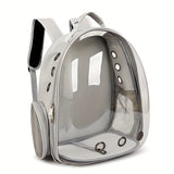 Panoramic Ventilated Side-Opening Pet Backpack Dual Opening Design, Breathable Travel Carrier for V1385-CWB-WU-917-002