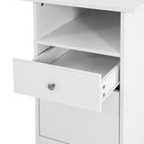 Artiss Computer Desk Shelf Cabinet L-Shape White 150CM FURNI-Q-DESK-L-WH-ABC