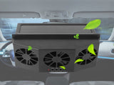Portable Solar Powered Car Ventilator Automobile Air Vent Ventilation Cooling Fan V1294-YM0901-3113200083311