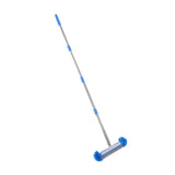 Swimming Pool Brush with Pole Round Scrub Brushes Pool Wall Tile Brush for Home Hotel Blue V1294-YM0901-3111260006011