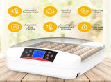 56 Eggs Automatic Incubator LED Hatching Digital Chicken Duck Poultry Hatcher AU V201-W12466585