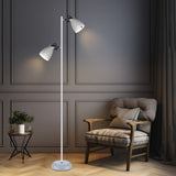 Audrey Floor Lamp - White V558-LL-27-0185W