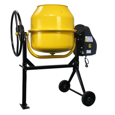 Kartrite Portable 140L Concrete Cement Mixer Sand Gravel Dual Mix Blades & Tipper Lock 550W Hea PCM-500-140