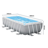 Intex 26792AU Above Ground Swimming Pool Rectangular 4.88m x 2.44m