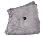 USB Heated Warm Shawl Lightweight Coral Flannel Electric Shoulder Blanket for Winter Light Gray V1294-YM3117220229711-0421